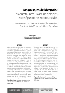 Los paisajes del despojo: propuestas para un análisis de las reconfiguraciones socioespaciales