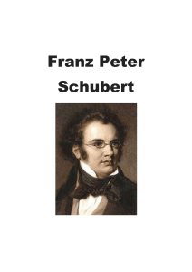 Franz Peter Schubert trabajo
