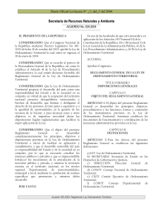 15-AE 025-2004 hn - Reglamento Ley Ordenamiento Territorial