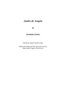 Anales de Aragón libros I-III