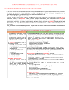 MIS APUNTES  LOS INSTRUMENTOS DE EVALUACION 2da parte