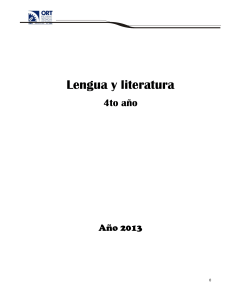 Programa Lengua y Literatura 4to A&ntilde;o - Tragedia, Realismo