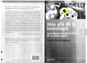 Buckingham, David - Más allá de la Tecnología (Cap 8. Pag. 93-101)