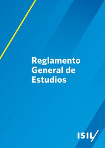 Reglamento General de Estudios 2017