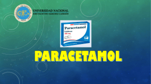Paracetamol - Ficha farmacológica