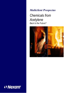 Chemicals from Acetylene - Nexant