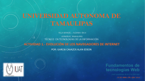 UNIVERSIDAD AUTONOMA DE TAMAULIPAS EVOLUCION