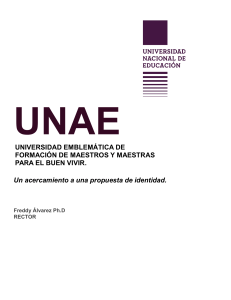 UNAE - Un acercamiento a una propuesta de identidad
