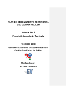 PDOT Plan de Ordenamiento Territorial del Cantón Pelileo
