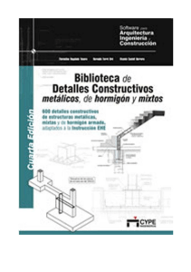 BIBLIOTECA DE DETALLES CONSTRUCTIVOS METALICOS, DE HORMIGON Y MIXTO