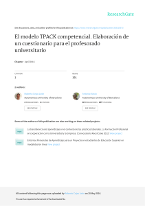 15.4. El modelo TPack Competencial