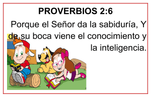 PROVERBIOS 2:6