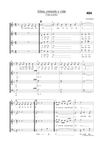 Alma, corazón y vida  (SATB) - Ezcurra