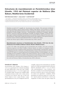 Matamales-Andreu et al. 2017 (Bioerosions Strombus Quaternari Mallorca)