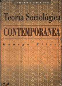 Teoría Sociológica Contemporánea