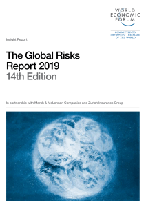 WEF Global Risks Report 2019