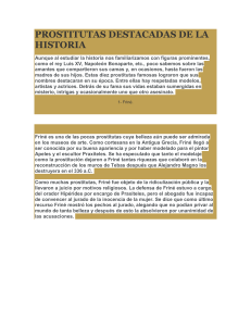 PROSTITUTAS DESTACADAS DE LA HISTORIA