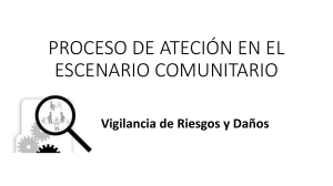 PROCESO DE ATECIÓN EN EL ESCENARIO COMUNITARIO