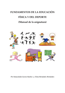 Fundamentos de la Educación Física y del Deporte