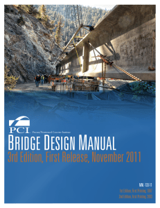 PCI BRIDGE DESIGN MANUAL Chap 6