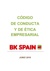 Codigo de Conducta BK Spain