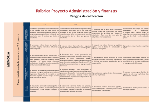 Rúbrica Proyecto Administración y finanzas 1819 ultimo