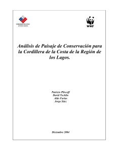 Análisis de paisaje de conservación para la cordillera de la costa de la Región de Los Lagos, WWF 2004