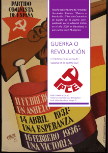 Reseña de Guerra o Revolución. El Partido Comunista de España en la guerra civil.