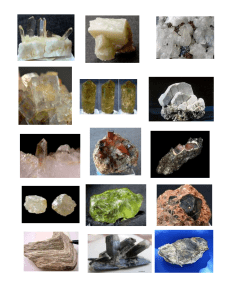 Minerales y rocas