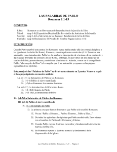 estudio 03-1 1 las palabras de Pablo