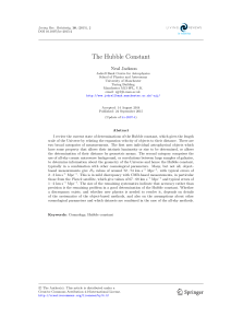 The Hubble Constant
