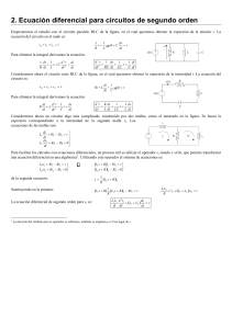 Ecuaciones diferenciales para circuitos