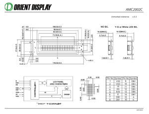Display Blanketrol 3 AMC2002CR-B-G6WFDY-SL