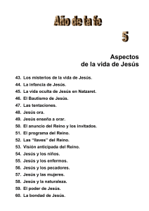 5. Aspectos de la vida de Jesús