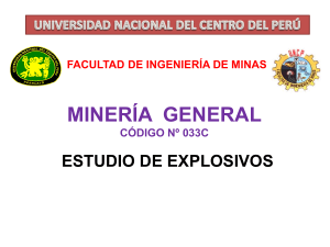 5.- USO DE EXPLOSIVOS - UNIVERSIDAD DEL CENTRO DEL PERU