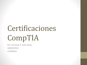 certificaciones CompTIA