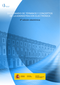 Diccionario de términos y conceptos de la Administración Electrónica 4ª edición electrónica PDF Solano para SGAD 2019-feb