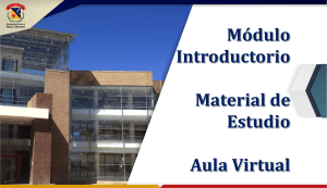 2. Módulo introductorio MATERIAL ESTUDIO Y AULA 2019