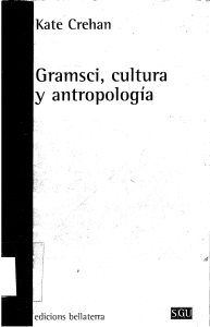Crehan 2004 Gramsci cultura y antropolog a