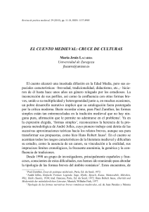 Cuentos Medievales: Cruce de Culturas | Po&eacute;tica Medieval