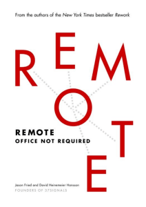  OceanofPDF.com Remote  Office Not Required - Jason Fried