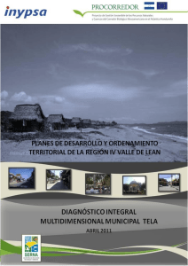 Diagnóstico Integral Municipal Tela, Honduras