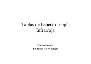 Tablas de Espectroscopía IR-Francisco Rojo Callejas