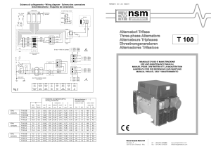Alternatori Trifase Three-phase Alternators ... - NSM Generators
