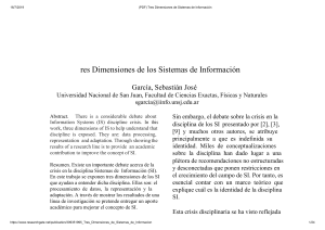 (PDF) Tres Dimensiones de Sistemas de Información