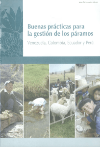 CRESPO COELLO-Buenas Prácticas para la Gestión de los Páramos Venezuela, Colombia, Ecuador y Perú (2012)