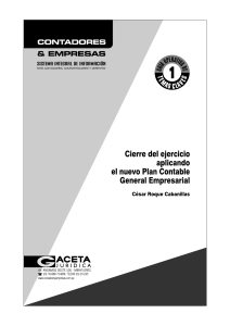 Cierre Contable: Plan Contable General Empresarial - Gu&iacute;a