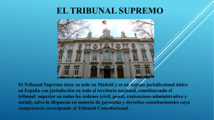 Tribunal supremo y Audiencia Nacional