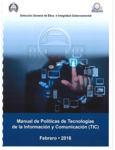 MANUAL DE POLÍTICA TIC