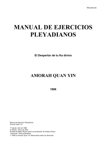 Quan Yin, Amorah - Manual de Ejercicios Pleyadianos